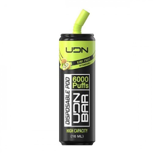 Электронная сигарета UDN BAR Kiwi Fruit 6000 затяжек (УДН Бар Киви)